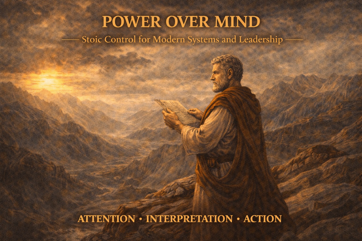 Book II, Section 13: “Thou hast power over thy mind — not outside events.”